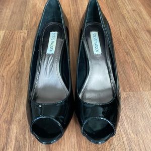 Steve Madden Faux Patent Leather Heels, Size 10